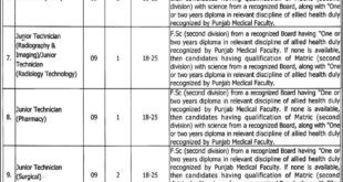 Office of The Medical Superintendent Wazirabad Institute of Cardiology jobs